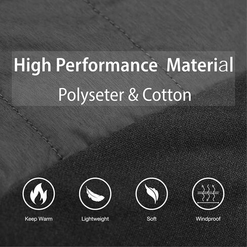 سترة الجري خفيفة الوزن للرجال من ALPHA CAMP مع فتحات للإبهام، وسترة شتوية حرارية بسحاب كامل ومعاطف هجينة in Kuwait