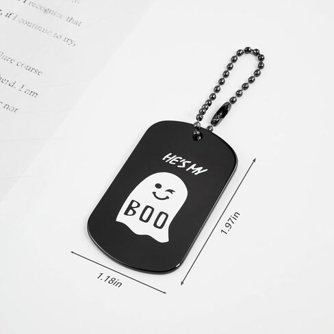 aiviwiai سلسلة مفاتيح زوجين مضحكة له - سلسلة مفاتيح بتصميم شبح لطيف منقوشة بآية الكتاب المقدس - هدايا العلاقة لصديقها وصديقتها - مجوهرات الأزواج وأساور الحب in Kuwait