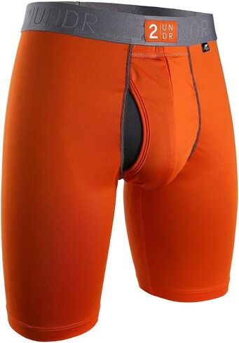 2UNDR Mens Power Shift 9" Boxer Long Leg Underwear in Kuwait