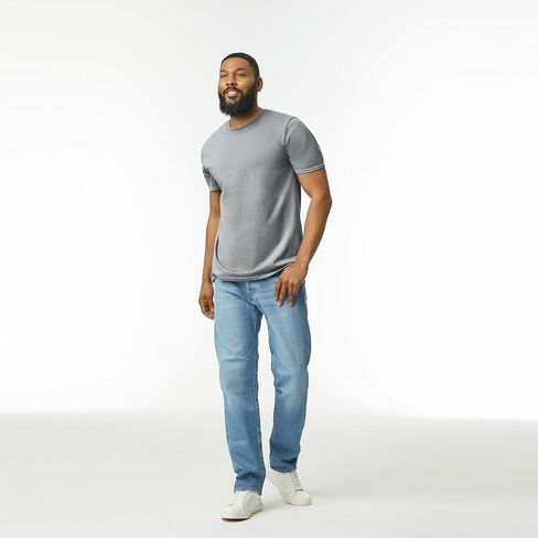 Gildan Softstyle Cotton T-Shirt, Style G64000, Multipack, White (12-Pack) in Kuwait