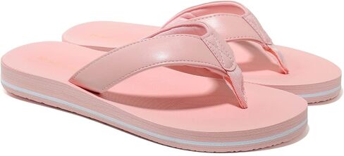 NewDenBer Women's Comfortable Flip Flops Lightweight Arch Support Summer Thong Sandals in Kuwait