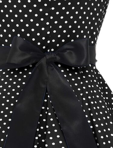 Dressystar خمر البولكا نقطة ريترو كوكتيل فساتين حفلة موسيقية 50's 60's ضمادة روكابيلي in Kuwait