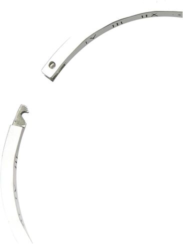 باولي سوار حلقي مزين باحجار الزركون بارقام رومانية للنساء (فضي) in Kuwait