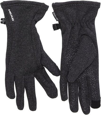 HEAD women’s touchscreen running gloves (Heather grey, Small) in Saudi Arabia