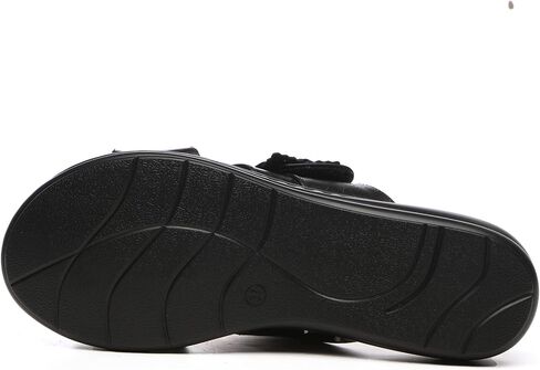 Alexis Leroy Comfortable Insole Buckle Strap Vamp Women's Wedge Sandals in Kuwait