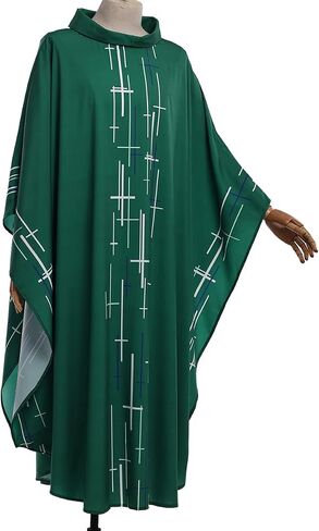 COSDREAMER Mens Womens Priest Pastor Celebrant Chasuble Catholic Church Father Mass Vestments Robe in Saudi Arabia
