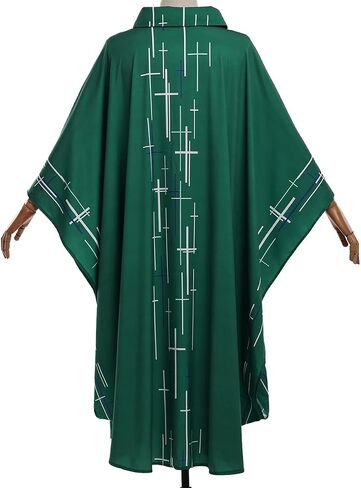 COSDREAMER Mens Womens Priest Pastor Celebrant Chasuble Catholic Church Father Mass Vestments Robe in Saudi Arabia