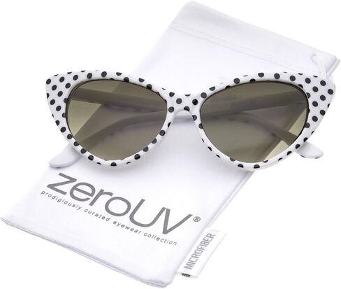 zeroUV - Women's Retro Oversized High Point Cat Eye Sunglasses 54mm in Saudi Arabia