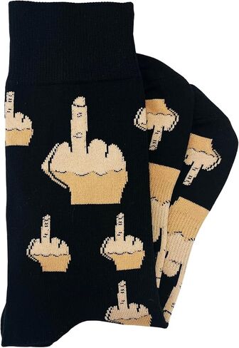 جوارب مضحكة ولطيفة وسخيفة للرجال والنساء للجنسين - مقاس واحد يناسب معظم الرجال 7-12 والنساء 9-13 in Kuwait