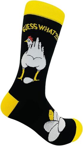 جوارب مضحكة ولطيفة وسخيفة للرجال والنساء للجنسين - مقاس واحد يناسب معظم الرجال 7-12 والنساء 9-13 in Kuwait