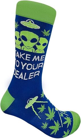 جوارب مضحكة ولطيفة وسخيفة للرجال والنساء للجنسين - مقاس واحد يناسب معظم الرجال 7-12 والنساء 9-13 in Kuwait