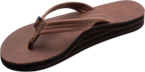 Rainbow Sandals Ladies Luxury Leather - Double Layer Arch Support with 3/4" Medium Straps in Kuwait