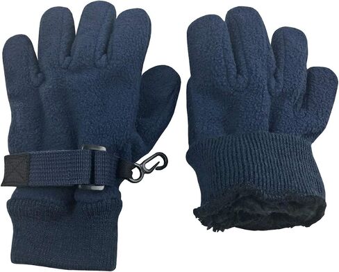 N'Ice Caps Little Kids Warm Sherpa Lined Easy-On Fleece Gloves in Kuwait