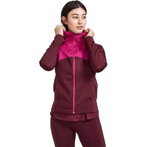 Craft Sportswear Women's ADV Essence Jersey Hood Jacket | Full Zip Workout Jacket | Great for Cold Weather Running in Kuwait