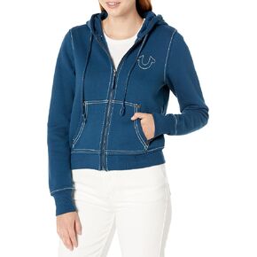 True Religion Women's Big T Classic Zip Hoodie in Kuwait