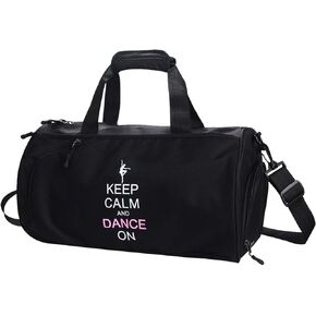 kilofly Ballet Dance Sports Gym Duffel Bag Shoulder Travel Carry On