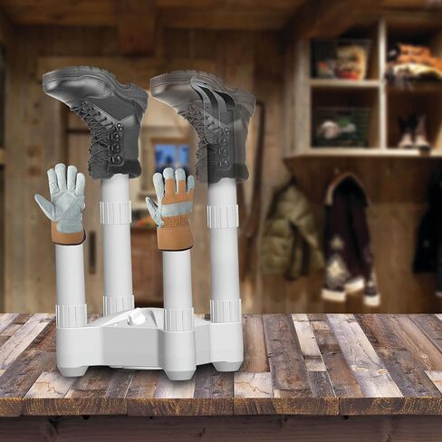 LifeSmart BD001 4 Post Fast Airflow Boot Dryer, Small, White in Kuwait