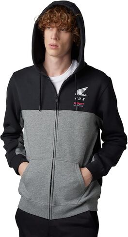 Fox Racing Men's Standard Fox X Honda Zip Fleece Hoodie in Saudi Arabia