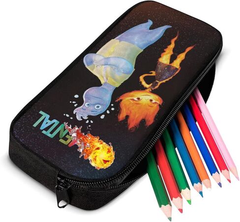 مجموعة شنطة ظهر بتصميم افلام انيمي اليمنتال، مع شنطة غداء معزولة وشنطة يد وشنطة تغليف صندوق اقلام رصاص - شنطة ظهر ترفيهية من 3 قطع، مناسبة للاكسسوارات للمراهقين والاولاد والبنات والمراهقين, أسود, in Kuwait