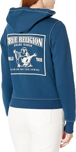 True Religion Women's Big T Classic Zip Hoodie in Kuwait