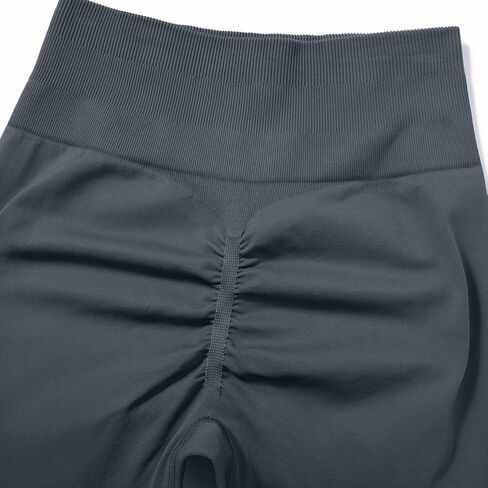 OMKAGI سروال نسائي ضيق لرفع المؤخرة بدون خياطة عالي الخصر للتمرين في صالة الألعاب الرياضية 2 قطعة in Kuwait