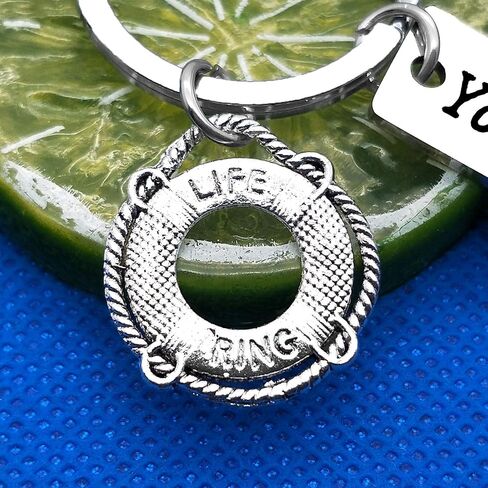 Lifesaver Keychain Gift for Women Men Keychain Thank You Gift Appreciation Gift for Life Guard Lifesaver Thanksgiving Gift Birthday Christmas Gifts for Lifesaver Lifeguard, You’re a Lifesaver in Saudi Arabia