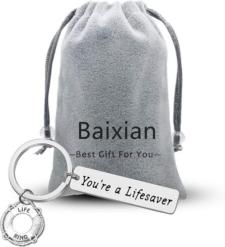 Lifesaver Keychain Gift for Women Men Keychain Thank You Gift Appreciation Gift for Life Guard Lifesaver Thanksgiving Gift Birthday Christmas Gifts for Lifesaver Lifeguard, You’re a Lifesaver in Saudi Arabia