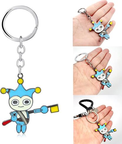 Anime Game Ace Attorney Keychain Cosplay Arrest Jun Pendant Cosplay Metal Jewelry Bronze in Kuwait
