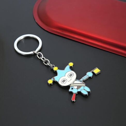 Anime Game Ace Attorney Keychain Cosplay Arrest Jun Pendant Cosplay Metal Jewelry Bronze in Kuwait