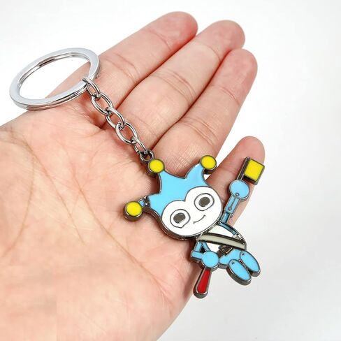 Anime Game Ace Attorney Keychain Cosplay Arrest Jun Pendant Cosplay Metal Jewelry Bronze in Kuwait