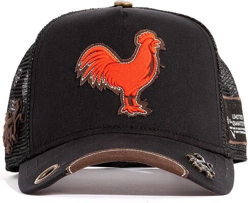 قبعة سائق الشاحنة Red Monkey The Cock RM1387 Fashion للجنسين ذات إصدار محدود | 2 لون in Kuwait