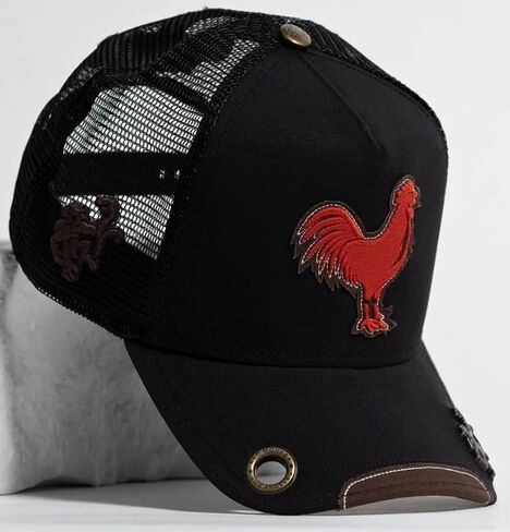 قبعة سائق الشاحنة Red Monkey The Cock RM1387 Fashion للجنسين ذات إصدار محدود | 2 لون in Kuwait
