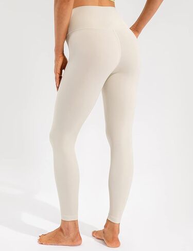 Ukaste Women's Studio Essential Crossover High Waisted Yoga Leggings 7/8 Length Workout Legging in Kuwait