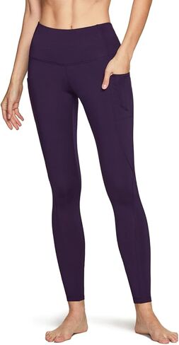 ATHLIO 2 Pack Women's Thermal Yoga Pants, High Waist Warm Fleece Lined Leggings, Winter Workout Running Tights in Kuwait