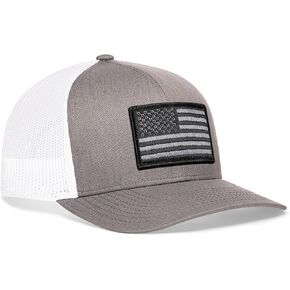 HAKA American Flag Hat, USA Trucker Hat for Men & Women, Adjustable Baseball Cap, Mesh Snapback, Durable Outdoor Hat in Kuwait