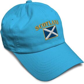 Speedy Pros Soft Baseball Cap Scotland Flag Flags World Cup Soccer Cotton Embroidered Dad Hats for Men & Women