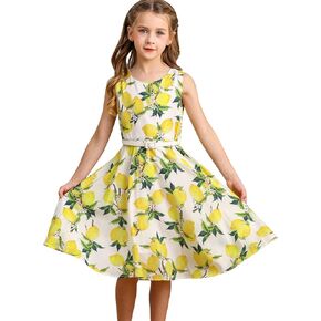 Bonny Billy Girls Classy Vintage Floral Swing Kids Party Dresses