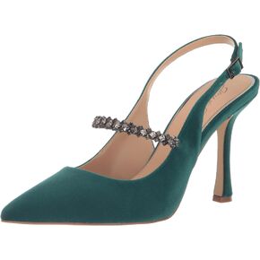 Jewel Badgley Mischka Verena Slingback Stiletto Heels