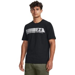 Under Armour Men's Left Chest Stripe Short Sleeve T Shirt in Saudi Arabia