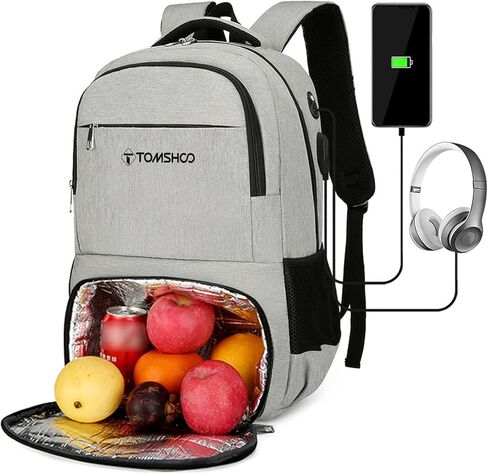 تومشو شنطة ظهر مبردة من 33 علبة، شنطة ظهر خفيفة الوزن معزولة مانعة للتسرب محمولة وخفيفة الوزن وناعمة للتخييم والمشي لمسافات طويلة والشاطئ in Kuwait