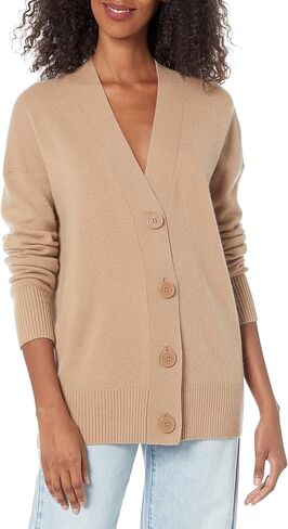EQUIPMENT Women's Elder Cardigan in Camel, Extra Small in Saudi Arabia