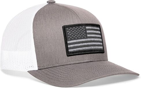 HAKA American Flag Hat, USA Trucker Hat for Men & Women, Adjustable Baseball Cap, Mesh Snapback, Durable Outdoor Hat in Kuwait