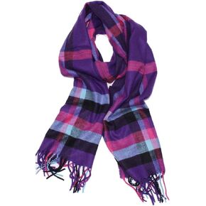 LibbySue--Classic Buffalo Check Plaid, Cashmere Feel Winter Scarf in Saudi Arabia