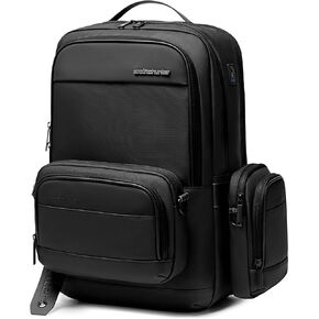 حقيبة ظهر UBORSE رفيعة للأعمال للسفر للرجال مقاس 15.6 بوصة حقيبة ظهر للكمبيوتر المحمول للأعمال 3 في 1 حقيبة ظهر عالية التقنية مقاومة للماء مع إبزيم قابل للإزالة للعمل in Kuwait