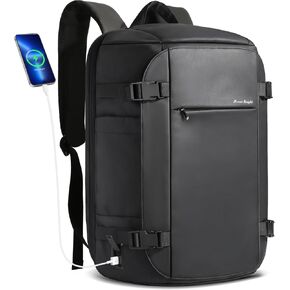 Travel Backpack for Men 45L,TSA Carry On Backpack Flight Approved,High Tech Waterproof Business Laptop Backpack for Men Women Fit 17.3 Inch with USB,Large Anti-Theft Luggage Weekender Bag Gym Backpack in Kuwait