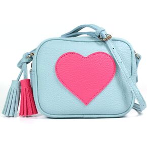 Lightweight Small Crossbody Purse Bag Leather with Tassel for Girls Women with Adjustable Straps Design in Italy