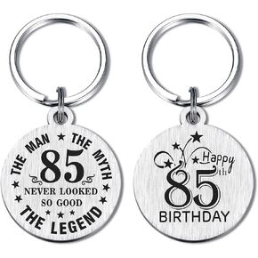 DEGASKEN 90th Birthday Gifts for Men - 90th Birthday Decorations for Men - Vintage 95 Year Old Male Keychain in Kuwait