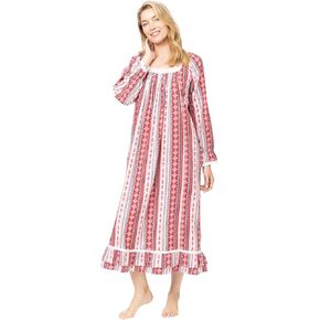 The 1 for U Martha Flannel Nightgown Women - Long Nightgowns for Women