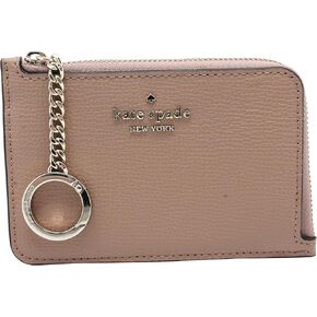 Kate Spade New York Medium L-Zip Card Holder Keychain (Light Fawn) in Kuwait