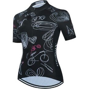 Women's Cycling Jersey Short Sleeve Bike Jacket Biking Shirt Quick Dry Breathable Mountain Bicycle Clothing